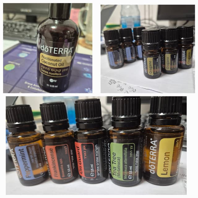 שמנים אתריים doTERRA בקליניקה של אושר